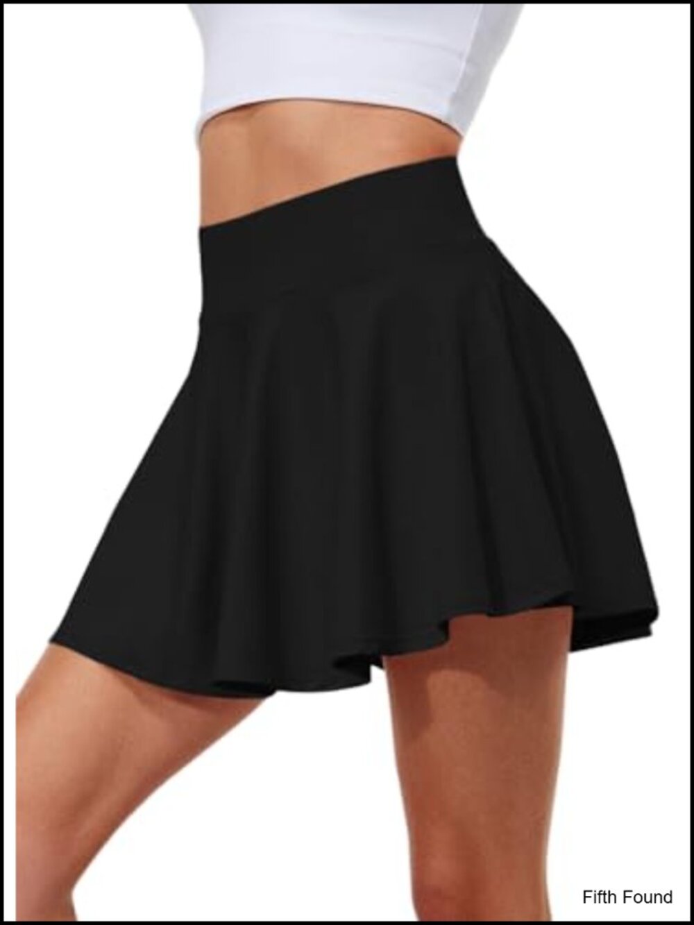 Pleated Tennis Skort High Waisted Tummy Control Skirt with Pockets
